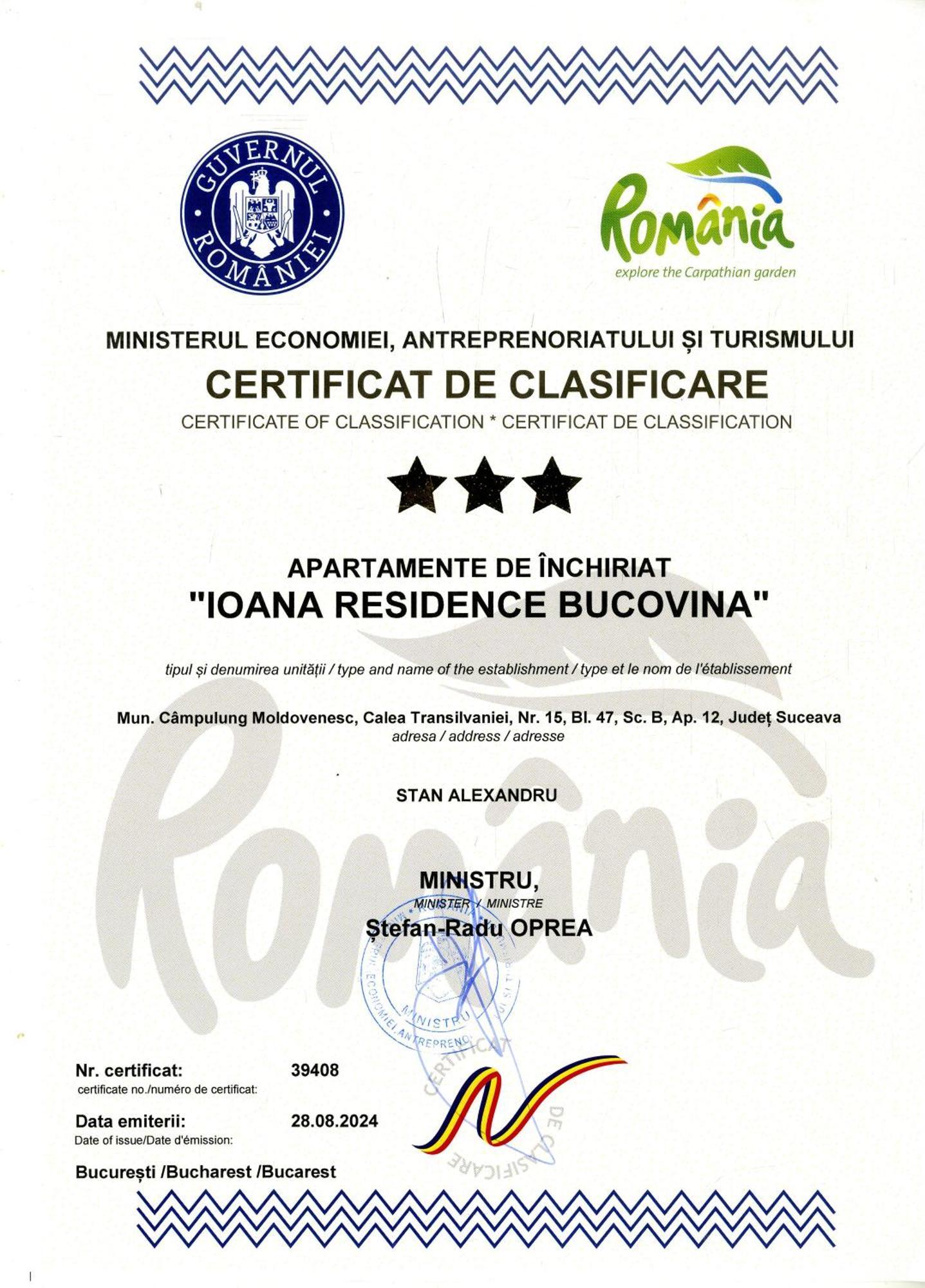 Ioana Residence Bucovina Câmpulung Moldovenesc Esterno foto